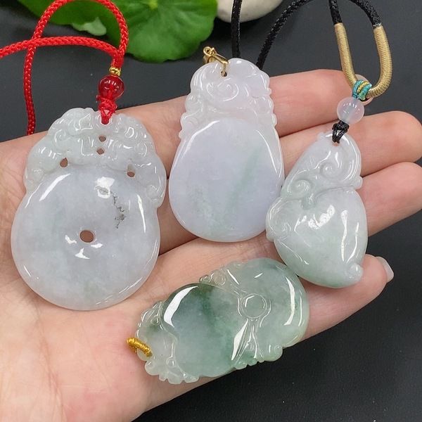 古玩玉器26天然翡翠掛墜 一手走 非金鑲拍賣,當前價格350元