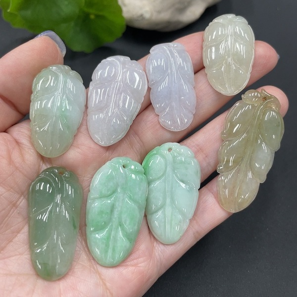 古玩玉器29天然翡翠A貨葉型墜 一手走拍賣(mài),當(dāng)前價(jià)格460元