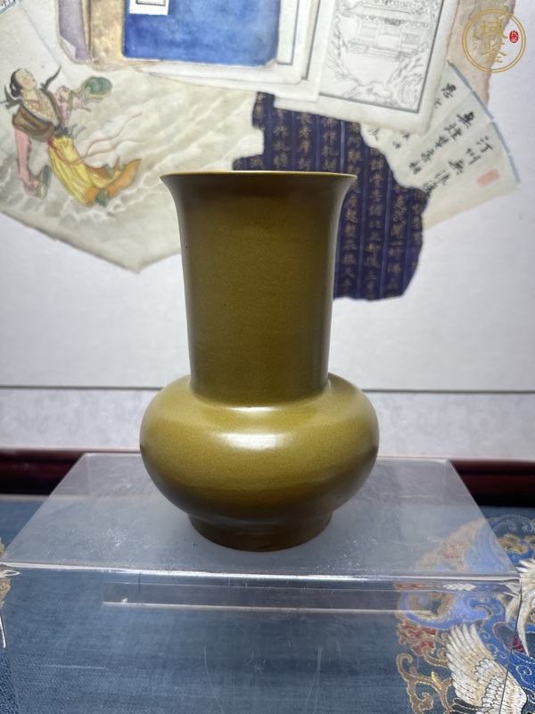 古玩陶瓷茶葉末釉尊真品鑒賞圖