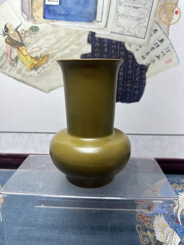 古玩陶瓷茶葉末釉尊真品鑒賞圖