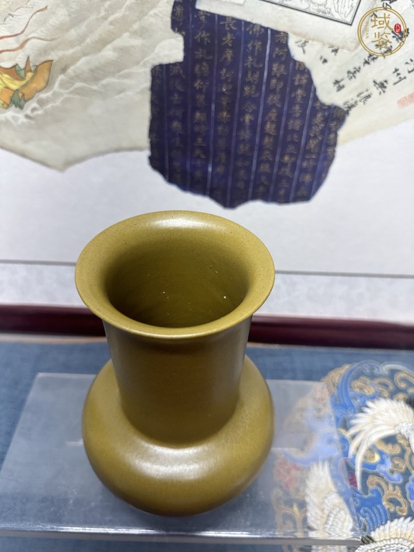 古玩陶瓷茶葉末釉尊真品鑒賞圖