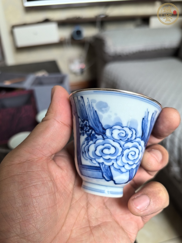 古玩陶瓷青花杯真品鑒賞圖