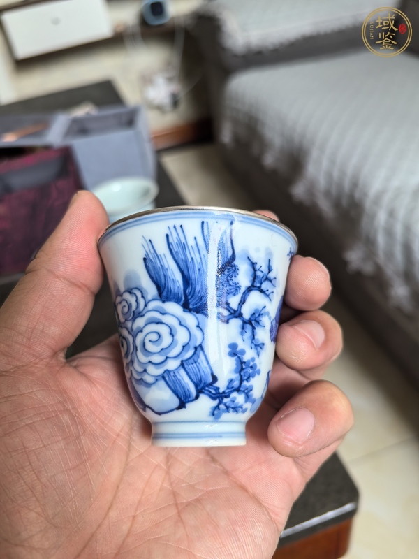 古玩陶瓷青花杯真品鑒賞圖