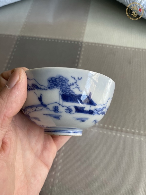 古玩陶瓷青花小碗真品鑒賞圖