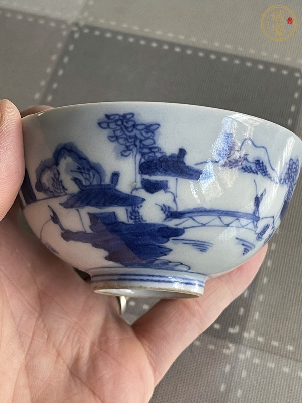 古玩陶瓷青花小碗真品鑒賞圖