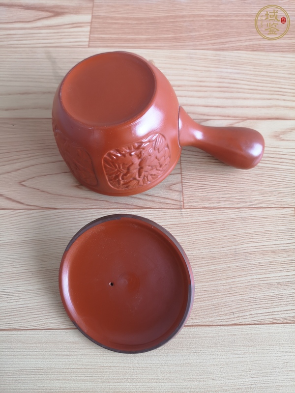 古玩陶瓷側(cè)把壺真品鑒賞圖