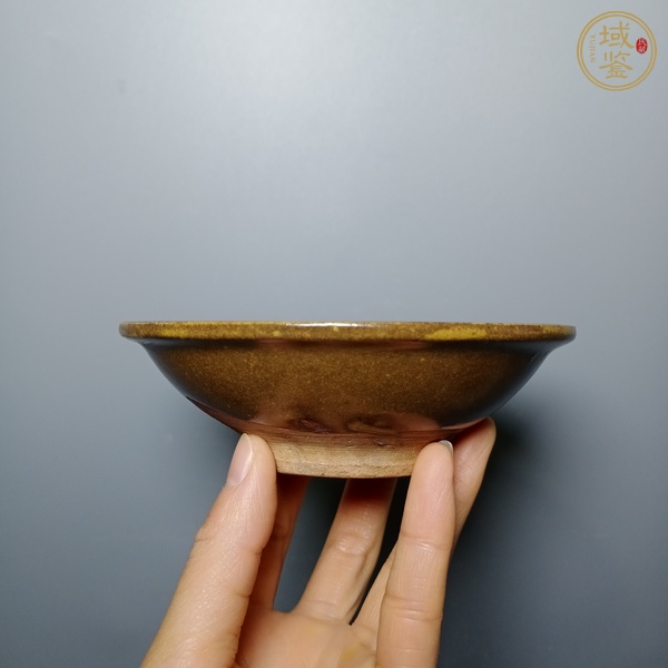 古玩陶瓷磁州窯茶葉末釉茶碗真品鑒賞圖