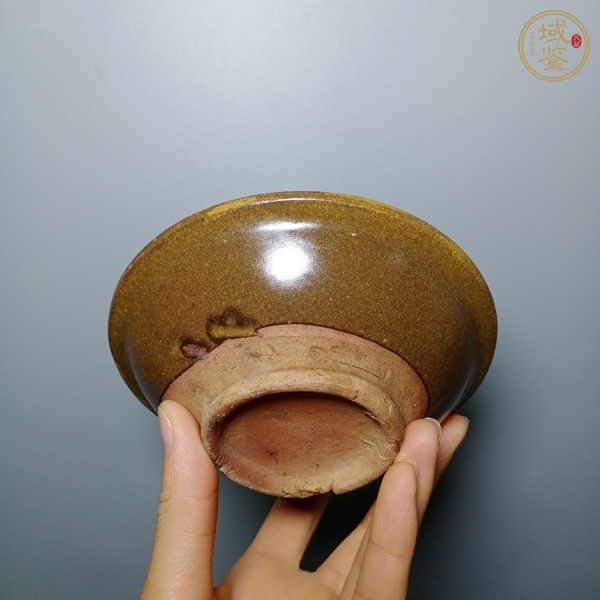 古玩陶瓷磁州窯茶葉末釉茶碗真品鑒賞圖