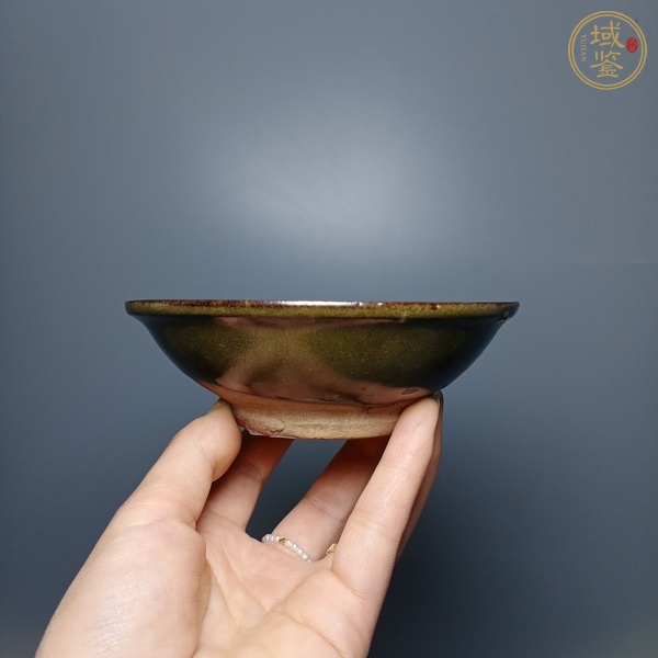 古玩陶瓷磁州窯茶葉末釉茶碗真品鑒賞圖