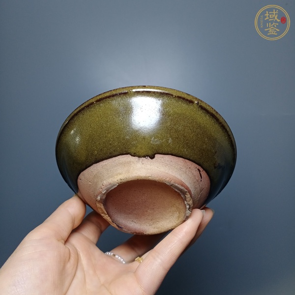 古玩陶瓷磁州窯茶葉末釉茶碗真品鑒賞圖