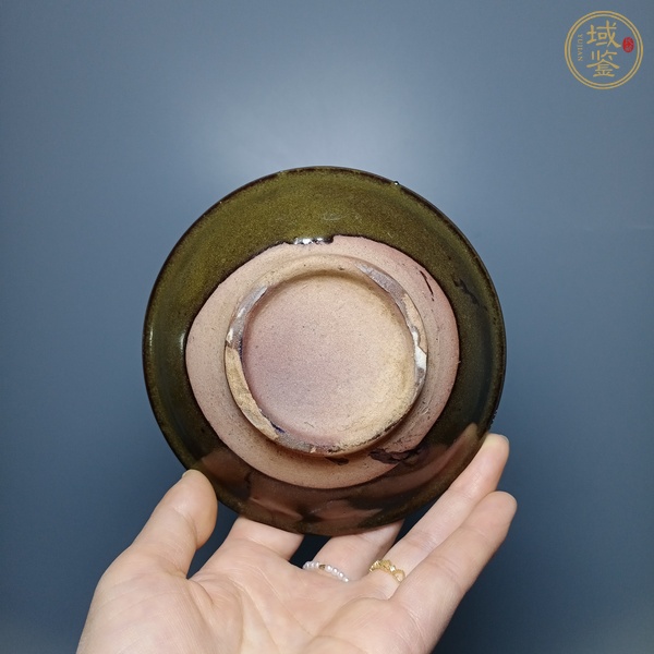 古玩陶瓷磁州窯茶葉末釉茶碗真品鑒賞圖