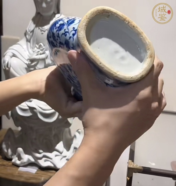 古玩陶瓷粉彩大雅齋風(fēng)格抱月瓶真品鑒賞圖