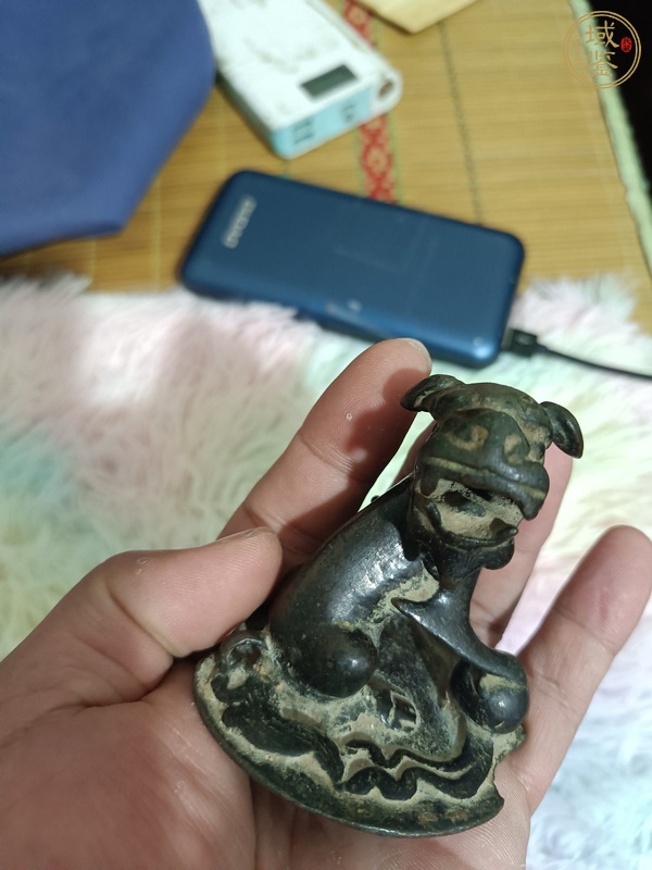 古玩銅器銅獅真品鑒賞圖