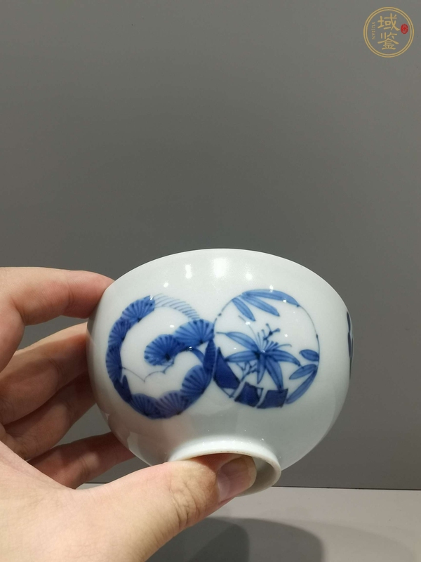 古玩陶瓷青花盞真品鑒賞圖