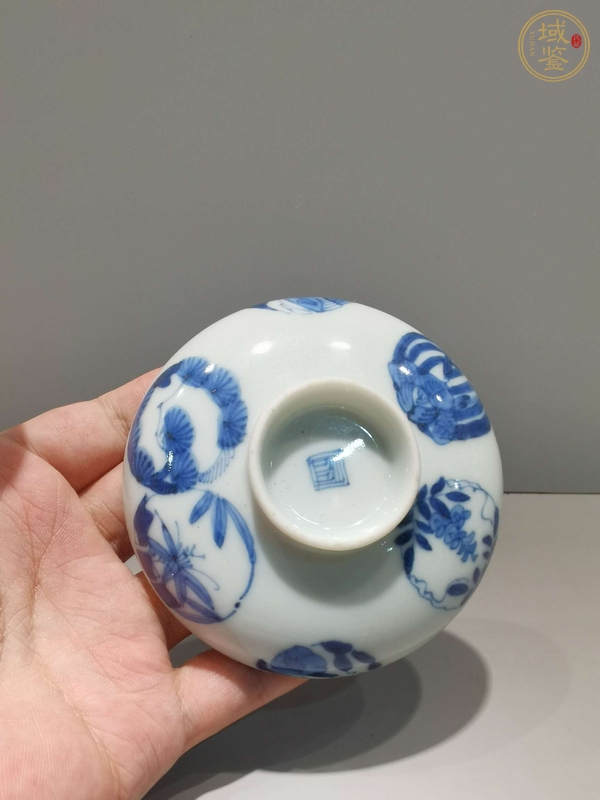 古玩陶瓷青花盞真品鑒賞圖