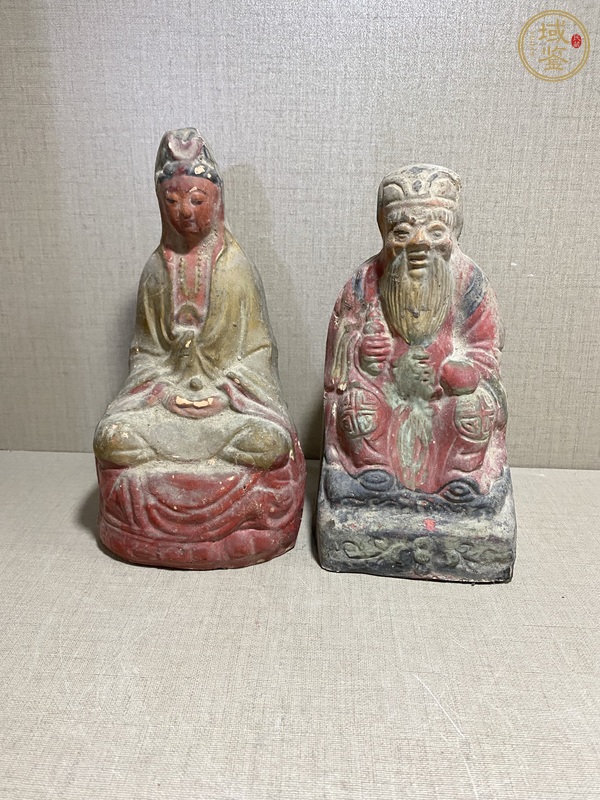 古玩陶瓷泥塑造像真品鑒賞圖