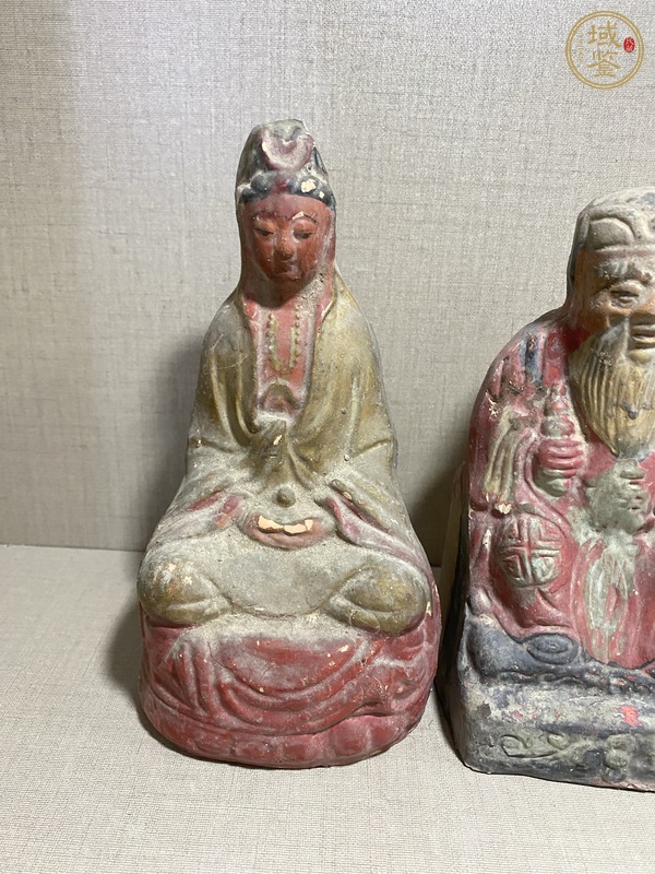 古玩陶瓷泥塑造像真品鑒賞圖