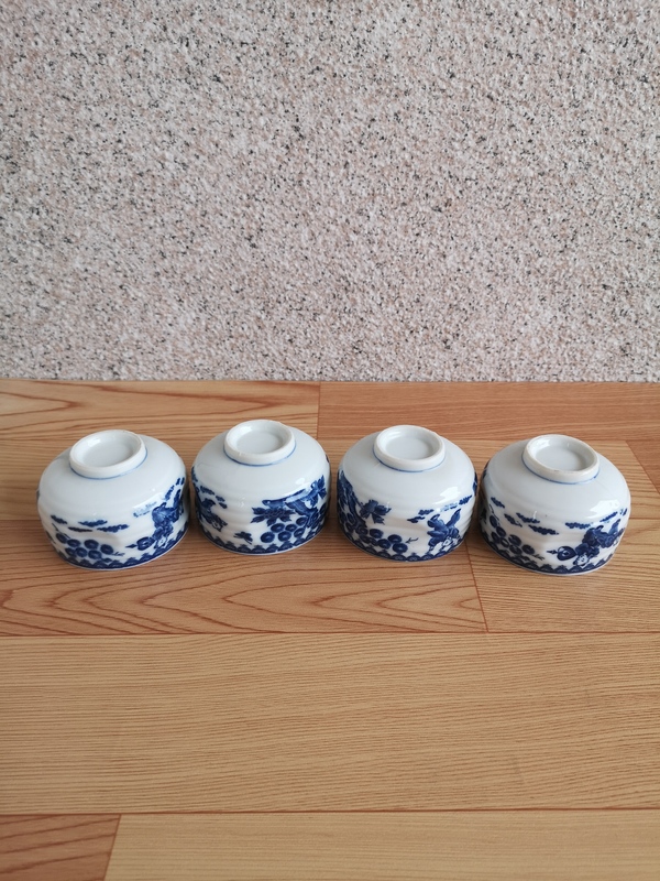 古玩陶瓷青花杯拍賣(mài)，當(dāng)前價(jià)格220元