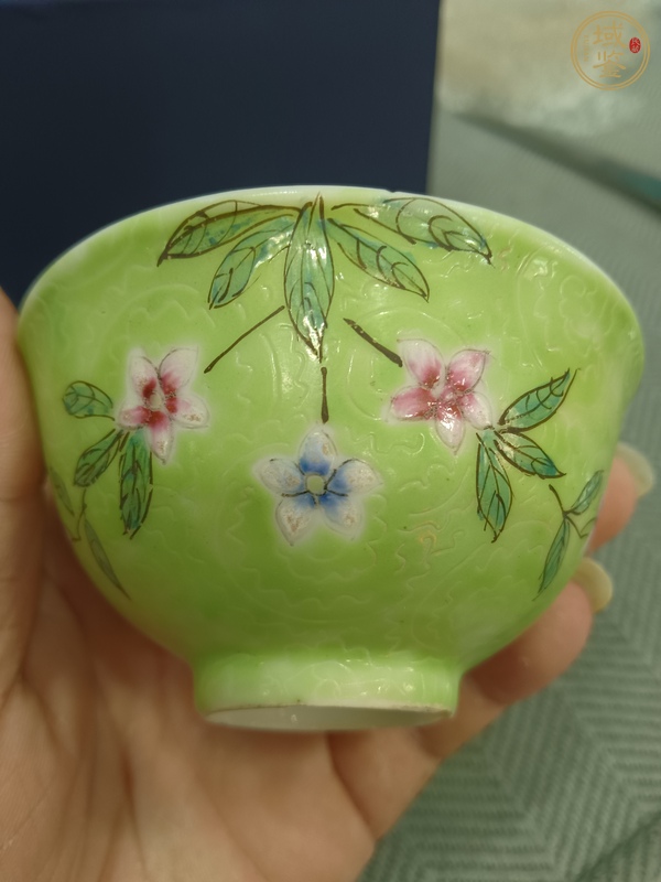 古玩陶瓷茶圓一對(duì)真品鑒賞圖