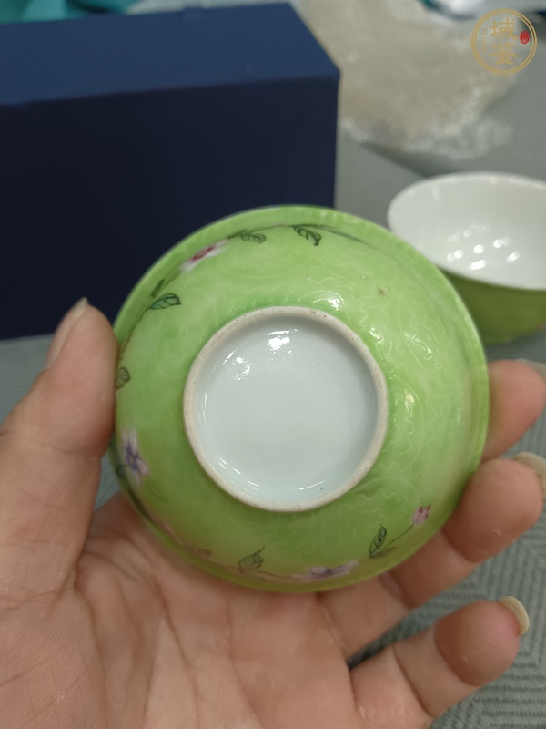 古玩陶瓷茶圓一對(duì)真品鑒賞圖