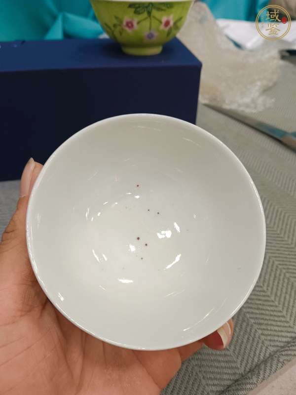 古玩陶瓷茶圓一對(duì)真品鑒賞圖