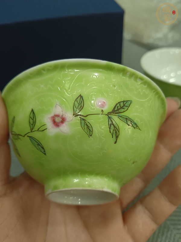 古玩陶瓷茶圓一對(duì)真品鑒賞圖