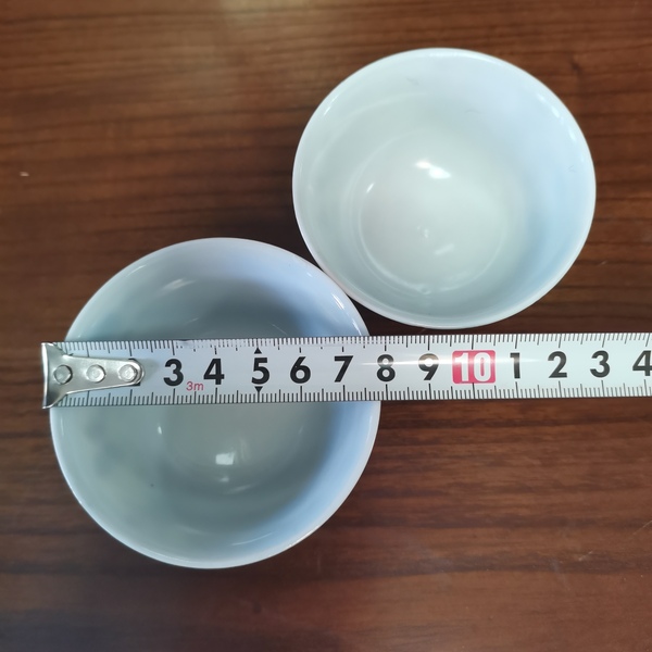 古玩陶瓷十九世紀青花鳳紋杯一對拍賣，當前價格399元