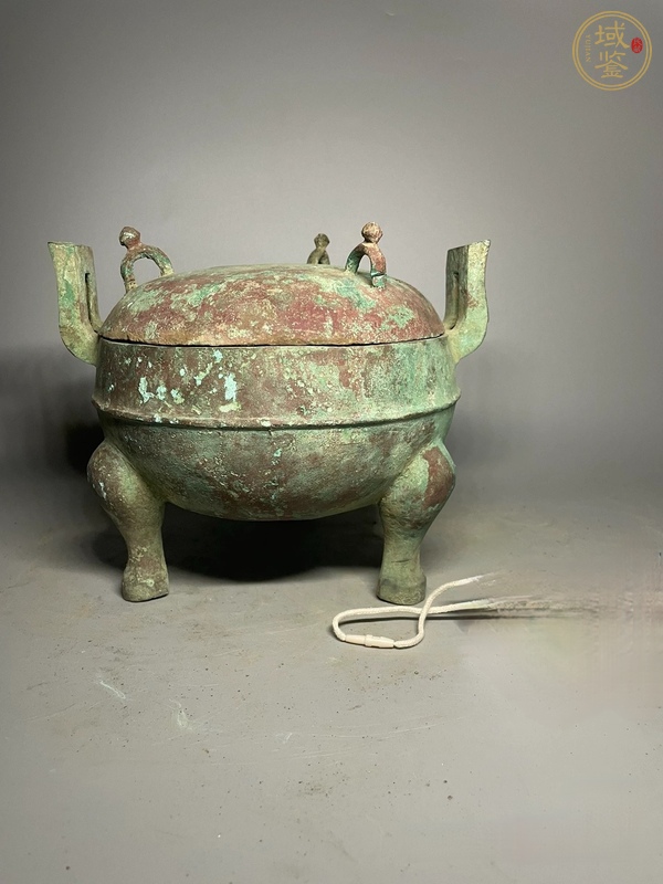 古玩雜項(xiàng)漢代青銅三足鼎真品鑒賞圖