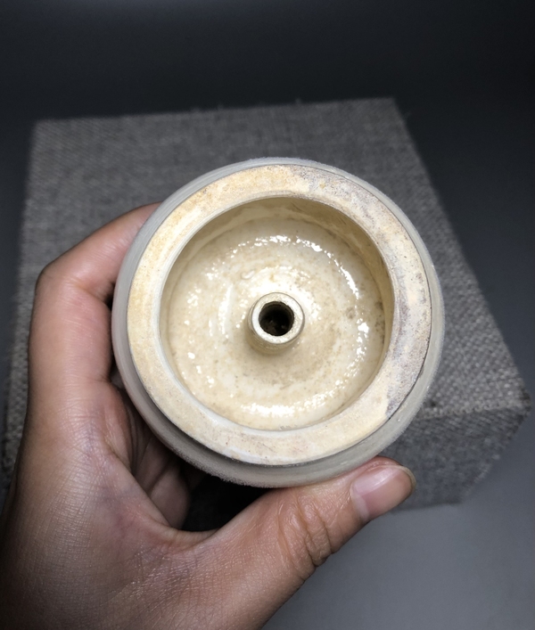 古玩陶瓷【清早】白釉香插【傳世佳品】拍賣,當前價格0元