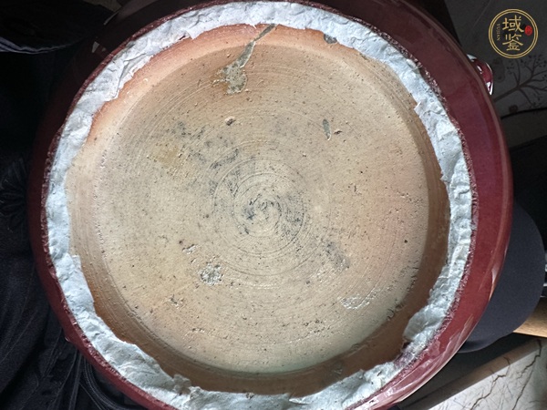 古玩陶瓷紅釉香爐真品鑒賞圖