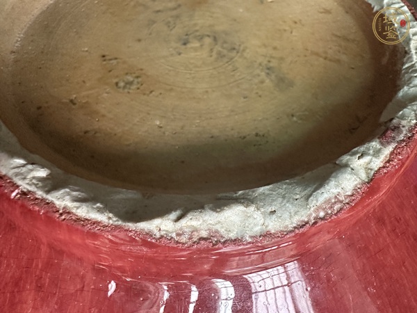 古玩陶瓷紅釉香爐真品鑒賞圖
