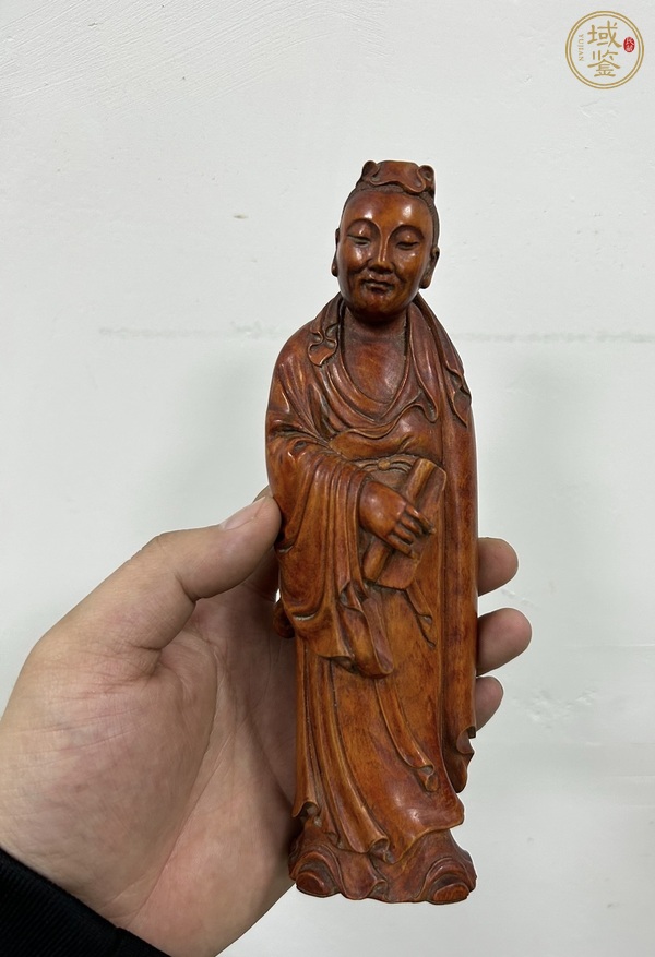 古玩雜項(xiàng)黃楊木人物真品鑒賞圖