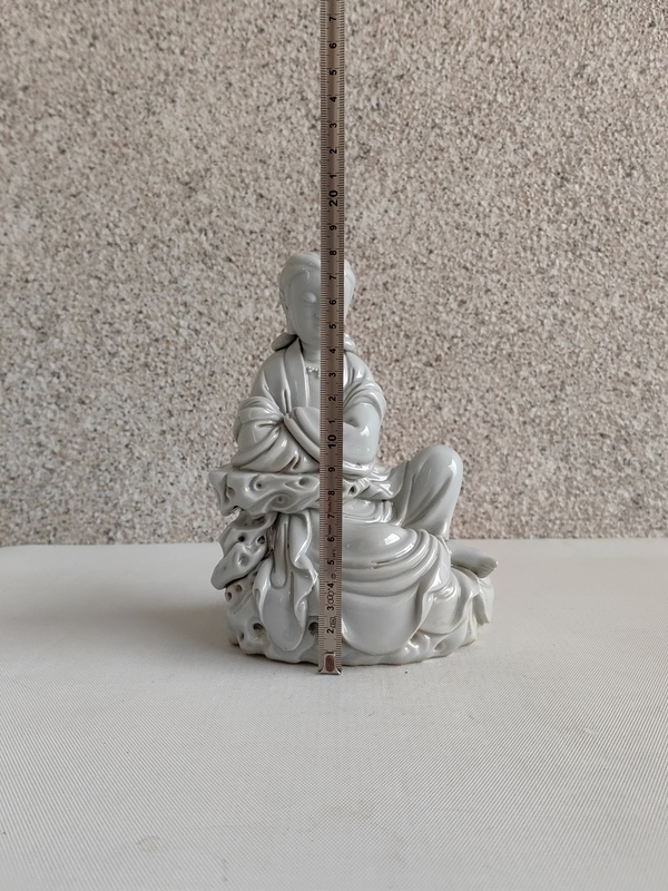 古玩陶瓷德化白瓷觀音造像拍賣,當(dāng)前價格480元