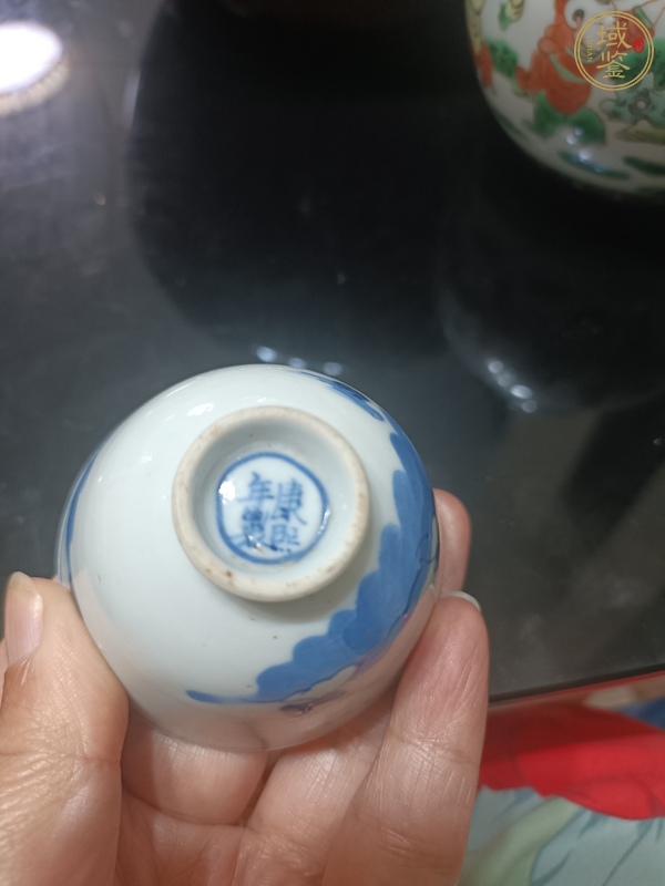 古玩陶瓷青花杯真品鑒賞圖