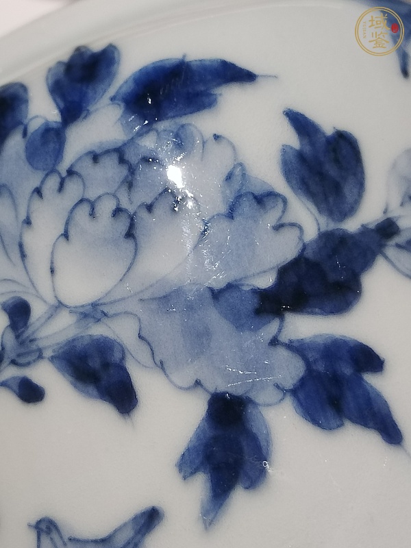 古玩陶瓷青花花鳥紋茶壺真品鑒賞圖