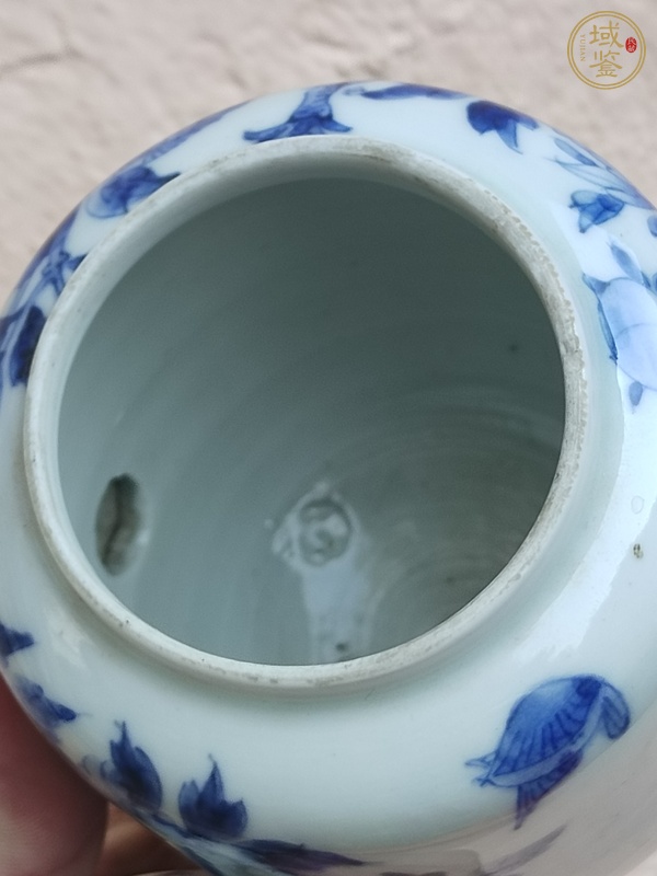 古玩陶瓷青花花鳥紋茶壺真品鑒賞圖