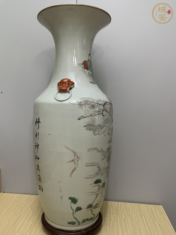 古玩陶瓷粉彩瓶真品鑒賞圖