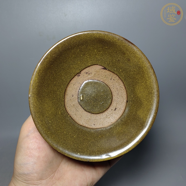 古玩陶瓷磁州窯茶葉末釉茶碗真品鑒賞圖