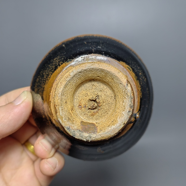 古玩陶瓷元代磁州窯茶盞拍賣,當前價格386元