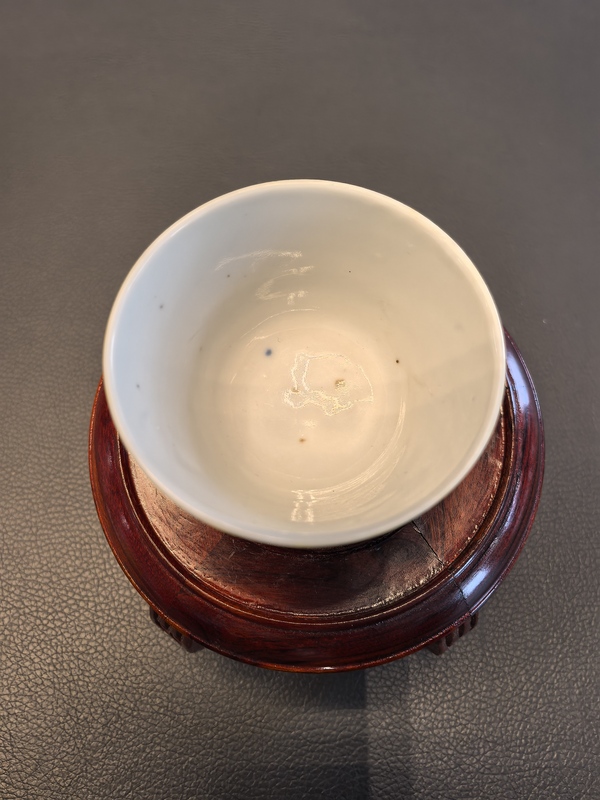 古玩陶瓷黃釉粉彩大雅齋風(fēng)格茶杯拍賣(mài)，當(dāng)前價(jià)格980元