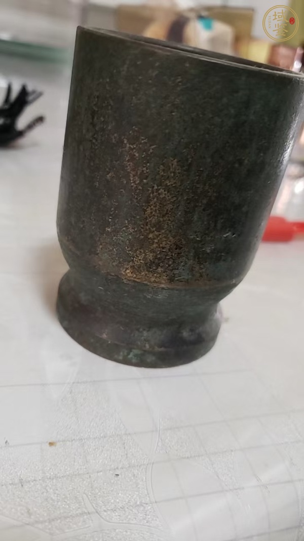 古玩銅器銅缽真品鑒賞圖