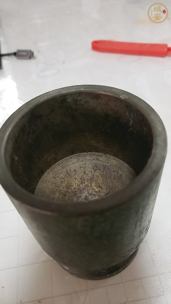 古玩銅器銅缽真品鑒賞圖