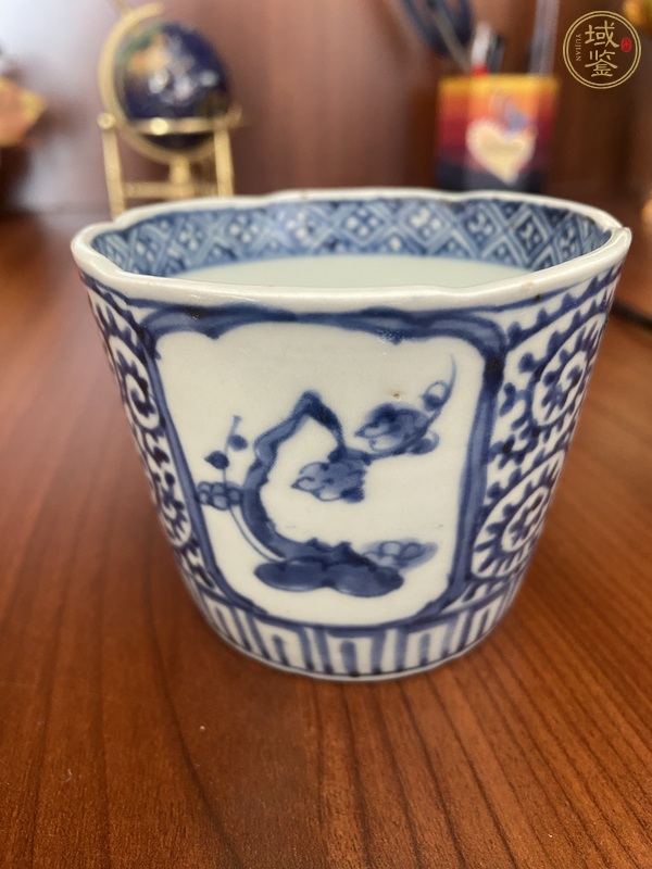 古玩陶瓷青花杯真品鑒賞圖