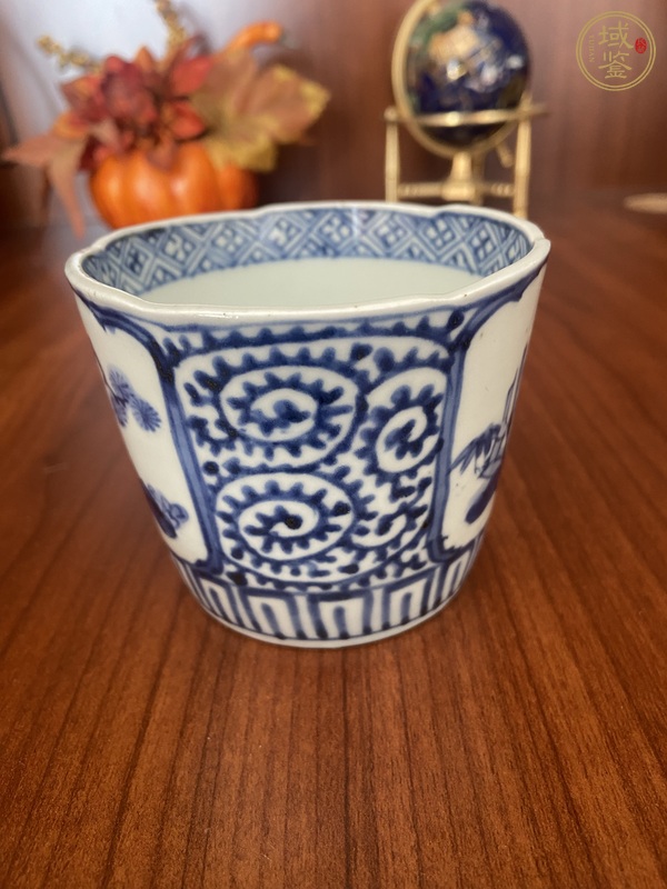 古玩陶瓷青花杯真品鑒賞圖