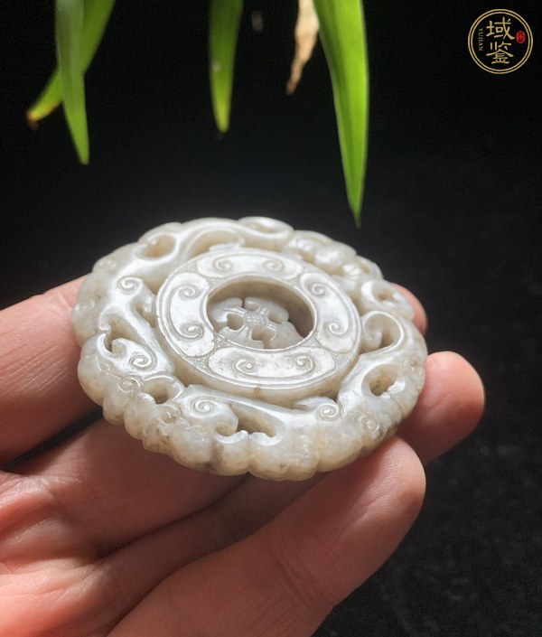 古玩玉器和田玉雕“轉(zhuǎn)芯佩”真品鑒賞圖