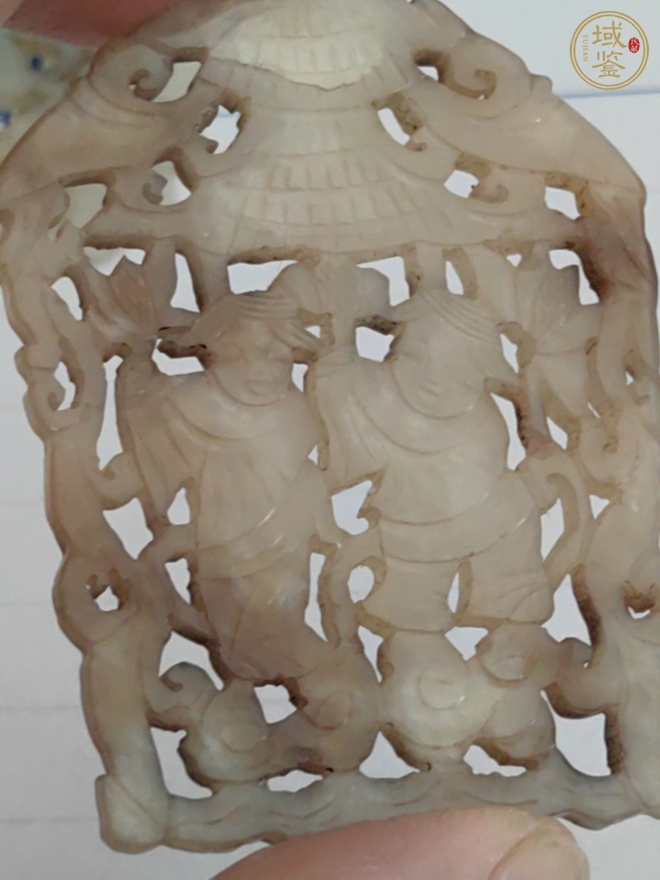 古玩玉器和合佩真品鑒賞圖