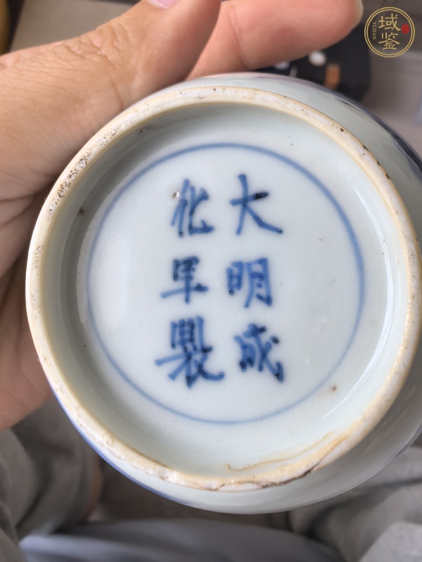 古玩青花杯真品鑒賞圖