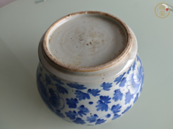 古玩陶瓷青花馬蹄尊真品鑒賞圖