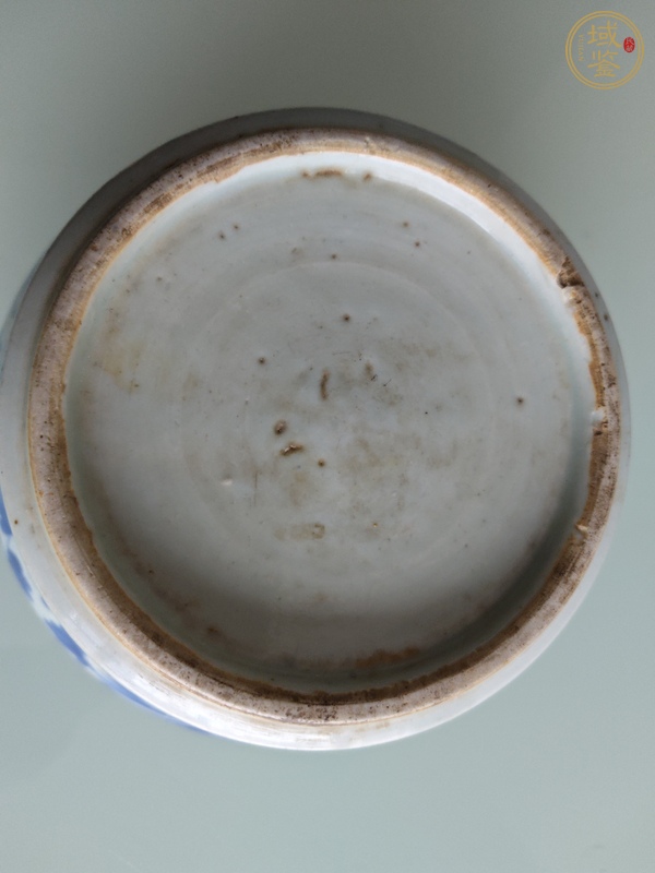 古玩陶瓷青花馬蹄尊真品鑒賞圖