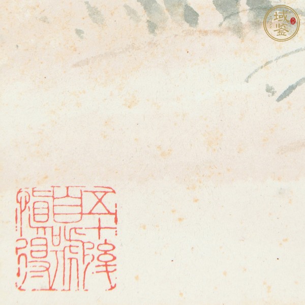 古玩字畫(huà)馮超然等合作花鳥(niǎo)真品鑒賞圖